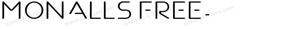 Monalls Free字体转换